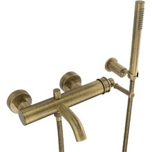 Cмеситель Migliore Ermitage Mini 30186 для ванны и душа, с душевым гарнитуром, цвет бронза