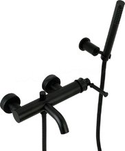 Смеситель Migliore Ermitage 30851 Mini для ванны, с душевым гарнитуром, черный матовый