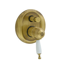 Смеситель термостатический Migliore Oxford 19102 скрытого монтажа, для ванны и душа - бронза