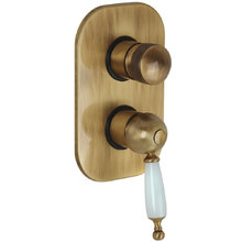 Смеситель 4-х позиционный Migliore Oxford 19100 для душа с дивертором - бронза