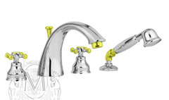 Смеситель Migliore Lady 18837 для ванны/душа - хром/золото