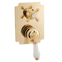 Смеситель Migliore Ermitage 18632 скрытого монтажа с девиатором 3-х позиционный, золото