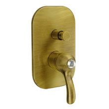 Смеситель Migliore Lem Swarovski 18879 для ванны и душа с дивертором - бронза