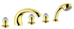 Смеситель Migliore Axo Swarovski 18506 для ванны/душа - золото