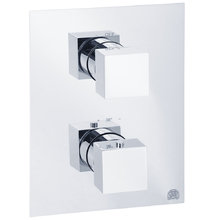 Смеситель 3-х позиционный Migliore Kvant 18790 для ванны и душа, скрытого монтажа , термостатический, хром