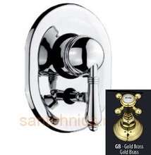 Смеситель Nicolazzi Classico Monokomandi 3460GB75 для ванны/душа, гальваническое золото/El Capitan