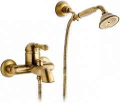 Смеситель Nicolazzi El Capitan 3401BZ75 для ванны и душа, ручка металл, гальваническая бронза