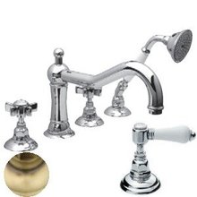 Смеситель Nicolazzi Tradizionale 1449BZ78 для ванны/душа, бронза/P.M.Blanc