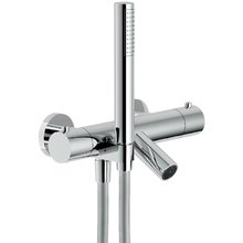 Смеситель Nobili Velis VE125010/2CR для ванны и душа, с душевым гарнитуром, термостатический, цвет хром