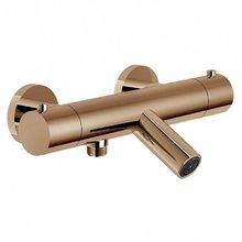 Смеситель Nobili Velis VE125010/1RCP для ванны и душа, термостатический, цвет бежевый/Red canyon