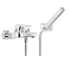 Смеситель Nobili Seven SE124110CR для ванны и душа, с душевым гарнитуром, цвет хром