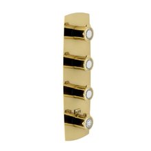 Смеситель Nobili Sofi SI98104GDP для ванны и душа, термостатический, на 4 потребителя, цвет золото