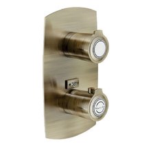 Смеситель Nobili Sofi SI98102BR для ванны и душа, термостатический, на 2 потребителя, цвет бронза