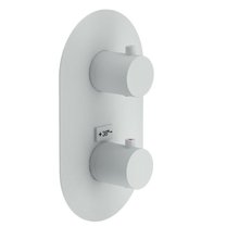 Смеситель Nobili Live WE00102/TWM для ванны и душа, термостатический, на 2 потребителя, цвет белый матовый