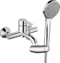 Смеситель Stworki Стокгольм HFSG10000 для ванны и душа, с лейкой, хром