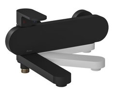 Смеситель Ravak Chrome X070431 CR 022.20BL для ванны, черный матовый