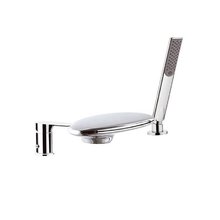 Смеситель Remer Infinity I07UF на борт ванны, цвет хром