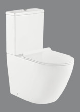 Напольный унитаз BelBagno Sfera-R, безободковый P-trap BB2141CPR