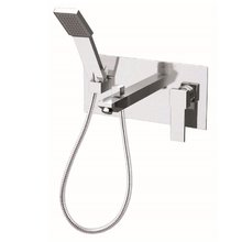 Смеситель Remer Qubika Q04 для ванны и душа, цвет хром