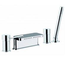 Смеситель Remer Minimal N06317MM на борт ванны, цвет хром