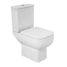 Унитаз-компакт BelBagno Aurora, крышка микролифт, белый, BB8604CPR/SC/BB8604T