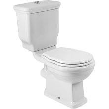 Напольный унитаз-компакт BelBagno Boheme BB115CPR/BB115SC с бачком, крышка микролифт, белый