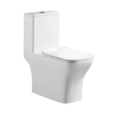 Унитаз моноблок BelBagno Neon BB8617CPR-MN/SC, безободковый, крышка-сиденье soft close, белый