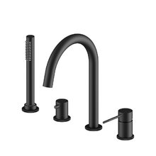 Смеситель Timo Saona 2320/03Y для ванны, на борт ванны, чёрный матовый