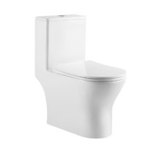 Унитаз моноблок BelBagno Lounge, безободковый, крышка-сиденье soft close, белый, BB8618CPR-MN/SC