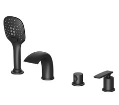 Смеситель Timo Helmi 4020/03Y для ванны, на борт ванны, чёрный матовый