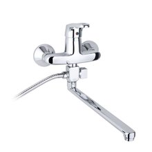 Смеситель Timo Standard 1935Y chrome для ванны и душа с гарнитуром, хром