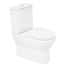 Напольный унитаз-компакт BelBagno Energia BB8134CPR/SC/BB8134T, безободковый, крышка Soft Close, белый