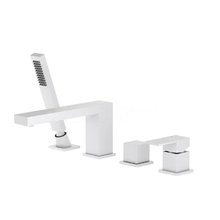 Смеситель на борт ванны Timo Selene 2130/16Y, цвет белый матовый