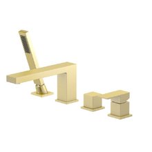 Смеситель на борт ванны Timo Selene 2130/17Y, цвет золото матовое