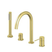 Смеситель на борт ванны Timo Saona 2320/17Y, цвет золото матовое