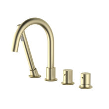 Смеситель для ванны и душа Timo Saona 2330/17Y, цвет золото матовое