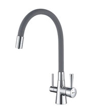 Смеситель Lemark Comfort LM3075C-Gray для кухонной мойки, с подключением к фильтру питьевой воды, хром