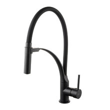 Смеситель Lemark Soul LM6007BL, для кухонной мойки, черный матовый