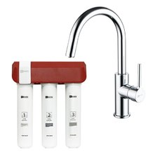 Смеситель для кухонной мойки Lemark Comfort LM3073C086, с фильтром Optima, хром