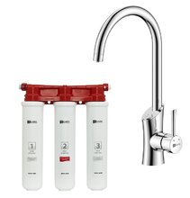 Смеситель для кухонной мойки Lemark Comfort LM3072C085, с фильтром Basic, хром