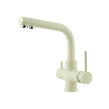 Смеситель для кухонной мойки Lemark Comfort LM3061PSH с подключением к фильтру, шампань