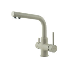 Смеситель для кухонной мойки Lemark Comfort LM3061PGR с подключением к фильтру, грей