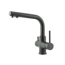 Смеситель для кухонной мойки Lemark Comfort LM3061PAN с подключением к фильтру, антрацит