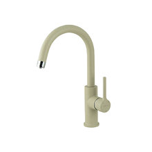 Смеситель для кухонной мойки Lemark Comfort LM3073PBG с подключением к фильтру, бежевый