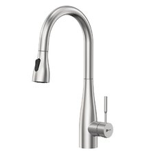 Смеситель для кухонной мойки Lemark Expert LM5084S, с выдвижным изливом, сталь