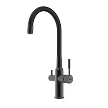 Смеситель для кухонной мойки Lemark Expert LM5083BL-Black, с подключением к фильтру с питьевой водой, черный