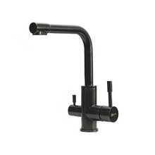 Смеситель Lemark Expert LM5061BLN для кухни с подключением к фильтру с питьевой водой, цвет черный