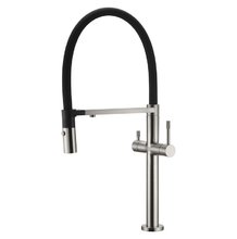 Смеситель Boheme Uno для кухонной мойки, высокий, никель, 115-NB