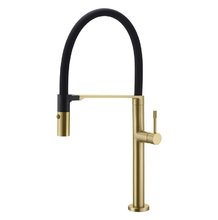 Смеситель Boheme Uno для кухонной мойки, высокий, матовое золото, 114-MG