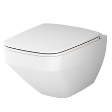 Подвесной безободковый унитаз Am.Pm Inspire V2.0 FlashClean, с сиденьем микролифт, белый матовый, C50A1700MWSC